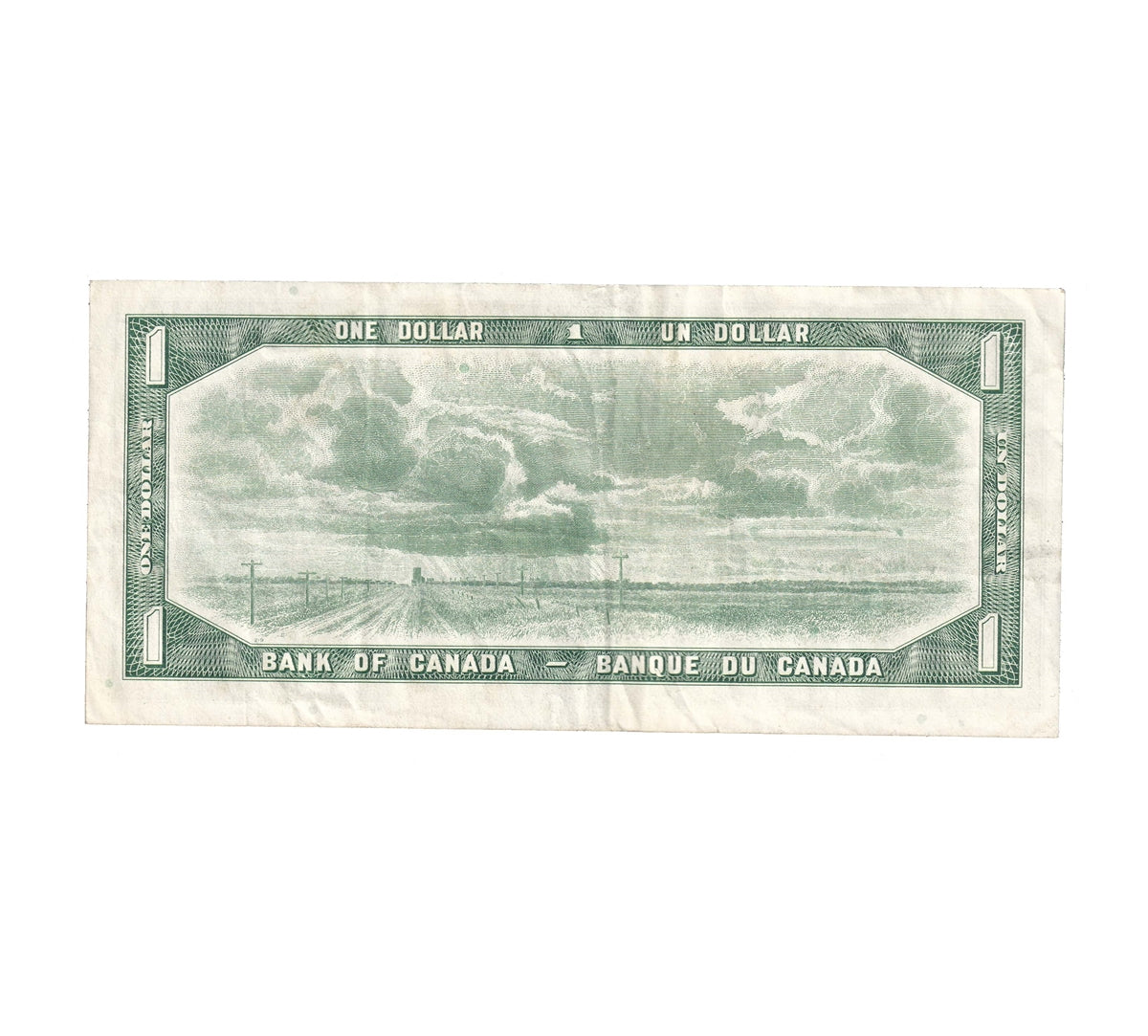 BC-37d 1954 Canada $1 Lawson-Bouey, X/F, VF