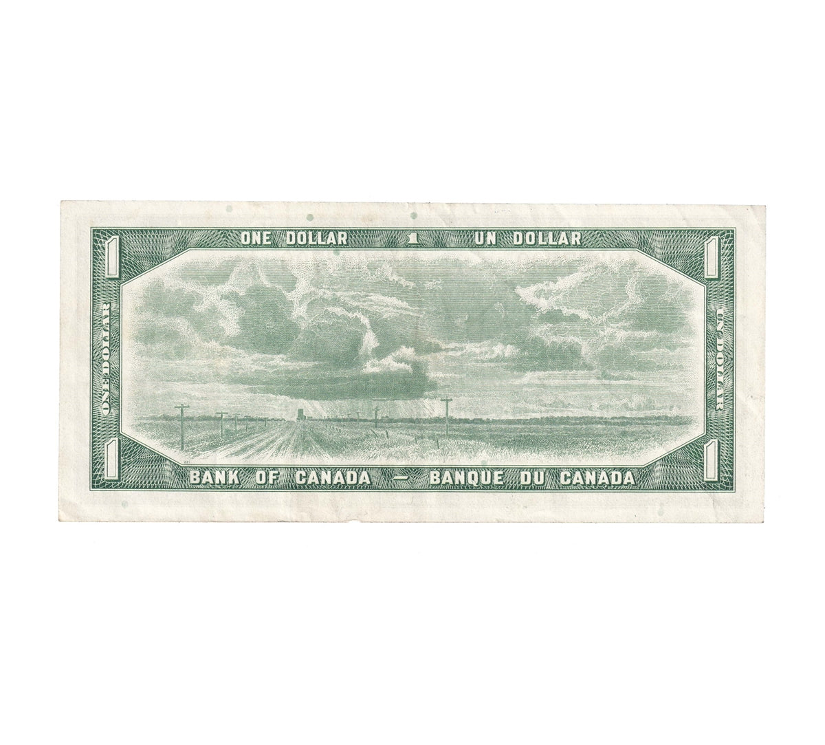 BC-37d 1954 Canada $1 Lawson-Bouey, Y/F, Very Fine (VF20)