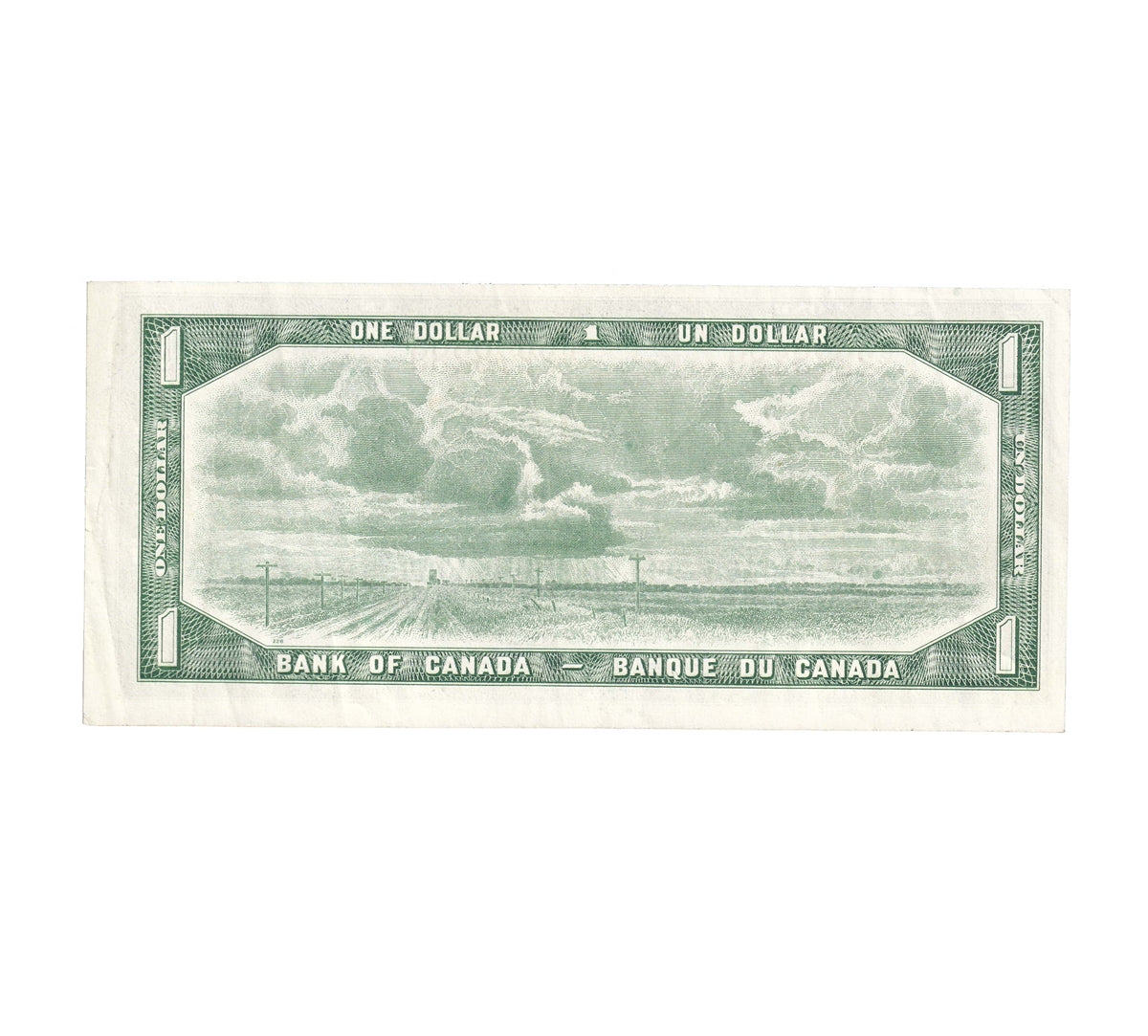 BC-37d 1954 Canada $1 Lawson-Bouey, B/I, VF-EF (VF30)
