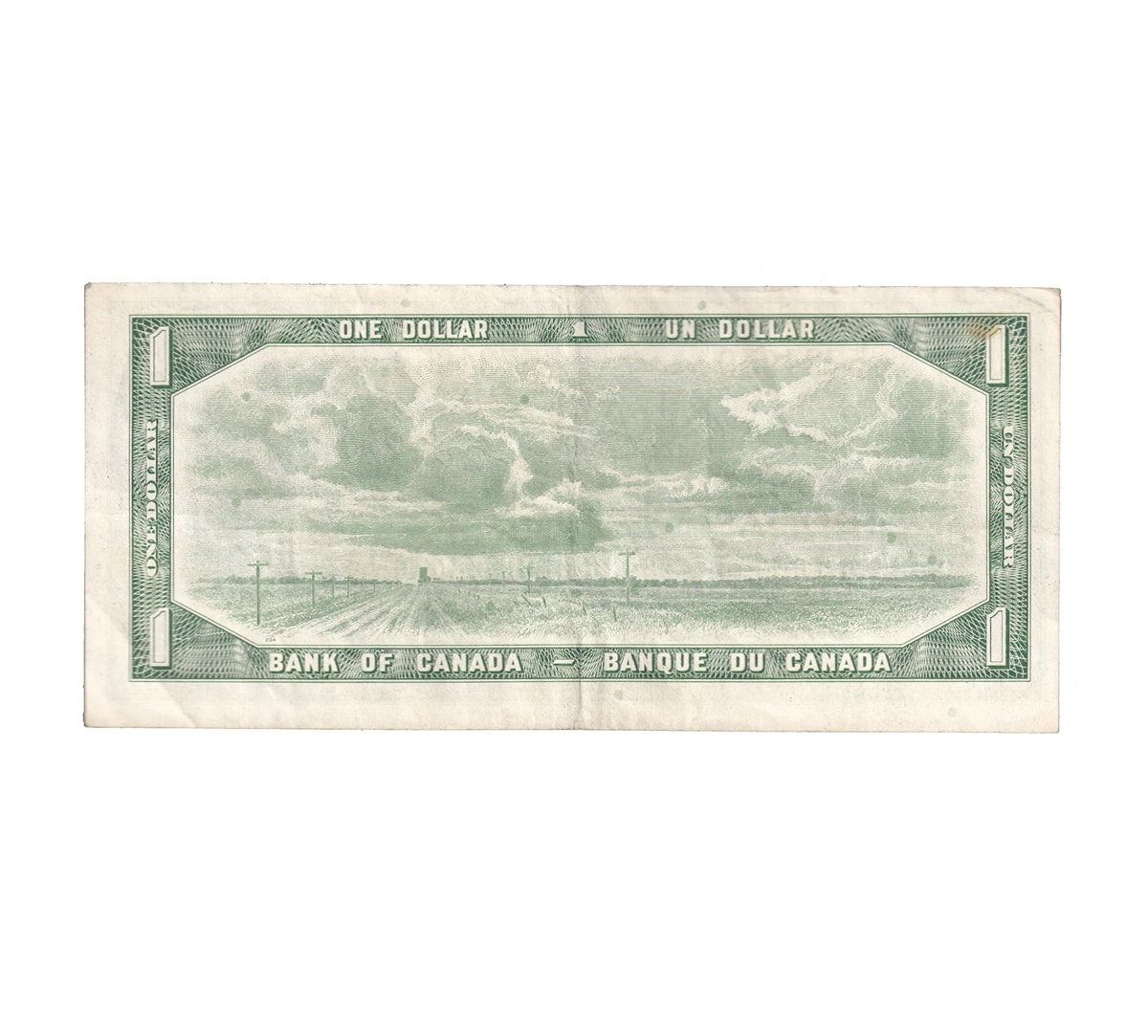 BC-37d 1954 Canada $1 Lawson-Bouey, B/I, Very Fine (VF20)