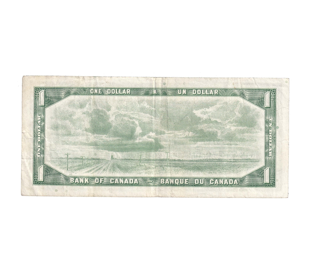 BC-37d 1954 Canada $1 Lawson-Bouey, C/I, VF