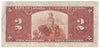 BC-22c 1937 Canada $2 Coyne-Towers, J/R, Circ