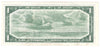 BC-37b-i 1954 Canada $1 Beattie-Rasminsky, V/Z, AU-UNC (AU55)