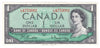 BC-37b 1954 Canada $1 Beattie-Rasminsky, L/N, Almost Uncirculated (AU50)