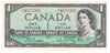 BC-37b 1954 Canada $1 Beattie-Rasminsky, E/Y, Extra Fine (EF40)