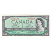 BC-37b 1954 Canada $1 Beattie-Rasminsky, I/Y, EF-AU (EF45)