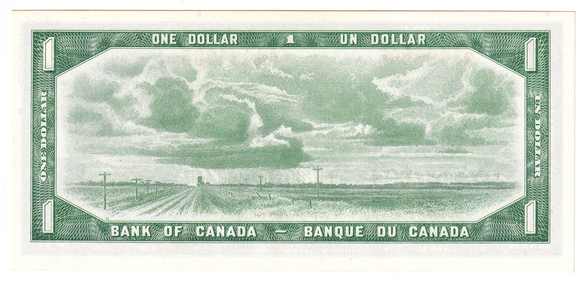 BC-37a-i 1954 Canada $1 Beattie-Coyne, A/M, Choice Uncirculated (CUNC63)