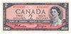 BC-38a 1954 Canada $2 Beattie-Coyne, W/B, VF-EF (VF30)