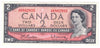 BC-38b 1954 Canada $2 Beattie-Rasminsky, V/R, Choice Uncirculated (CUNC63)