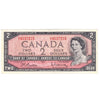 BC-38b 1954 Canada $2 Beattie-Rasminsky, U/U, EF