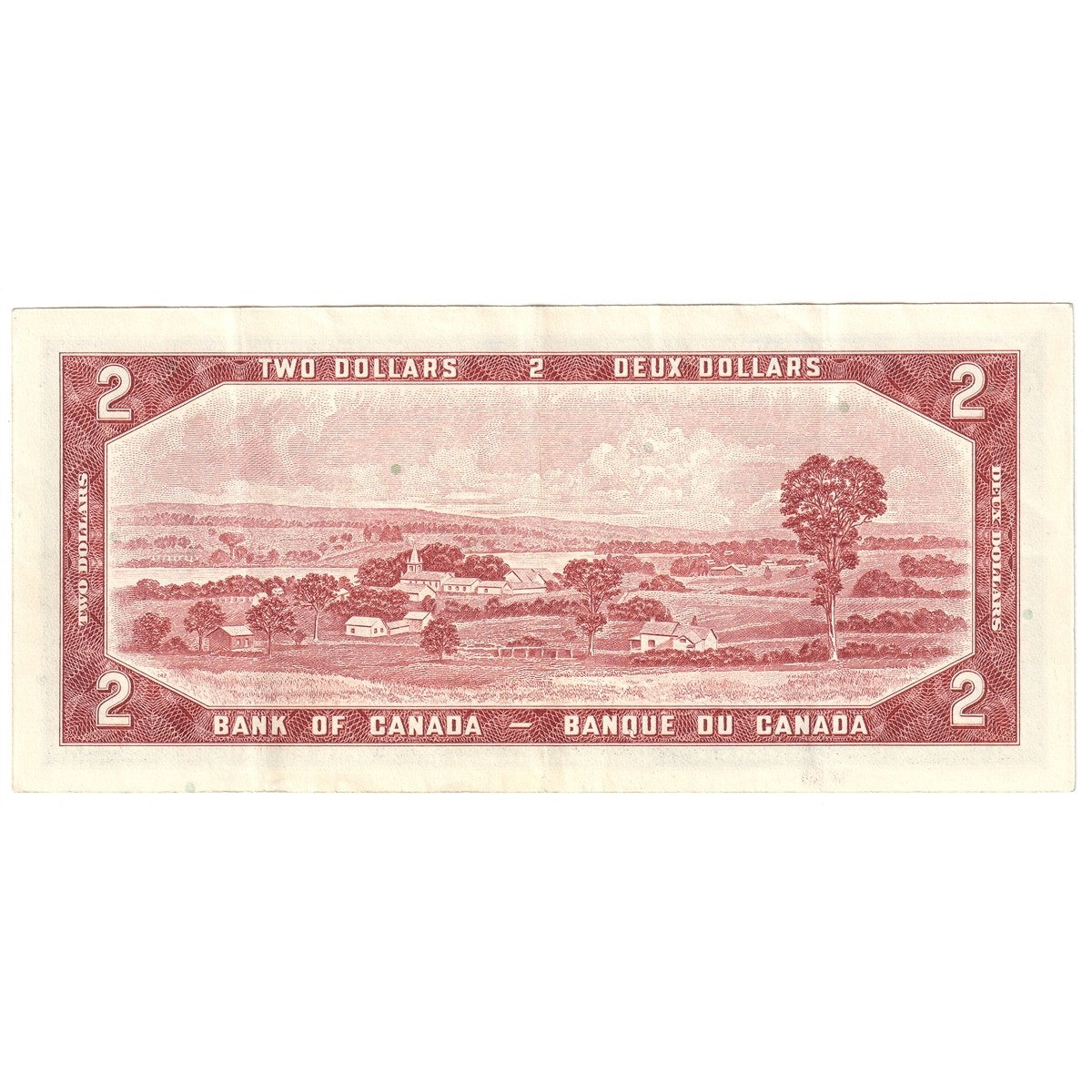 BC-38b 1954 Canada $2 Beattie-Rasminsky, U/U, VF-EF (VF30)