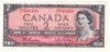 BC-38b 1954 Canada $2 Beattie-Rasminsky, A/U, VF-EF (VF30)