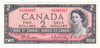 BC-38b 1954 Canada $2 Beattie-Rasminsky, I/U, EF-AU (EF45)