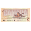 BC-55b 1986 Canada $2 Thiessen-Crow, AUN, VF-EF (VF30)