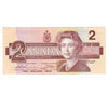 BC-55b 1986 Canada $2 Thiessen-Crow, AUN, VF-EF (VF30)
