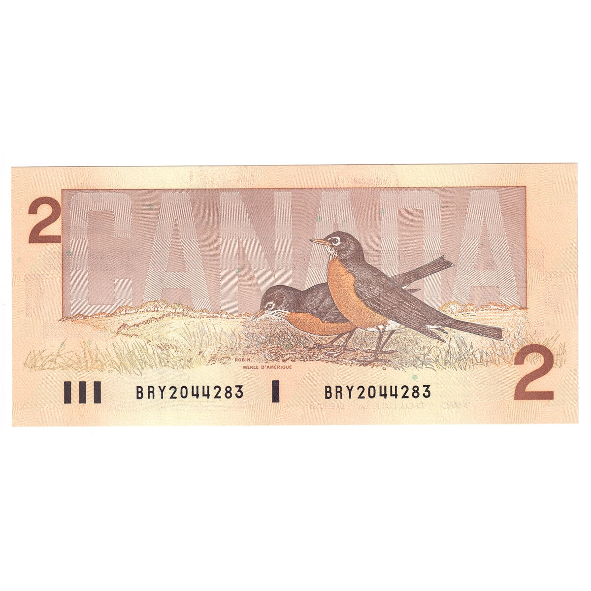 BC-55b 1986 Canada $2 Thiessen-Crow, BRY, Choice Uncirculated (CUNC63)