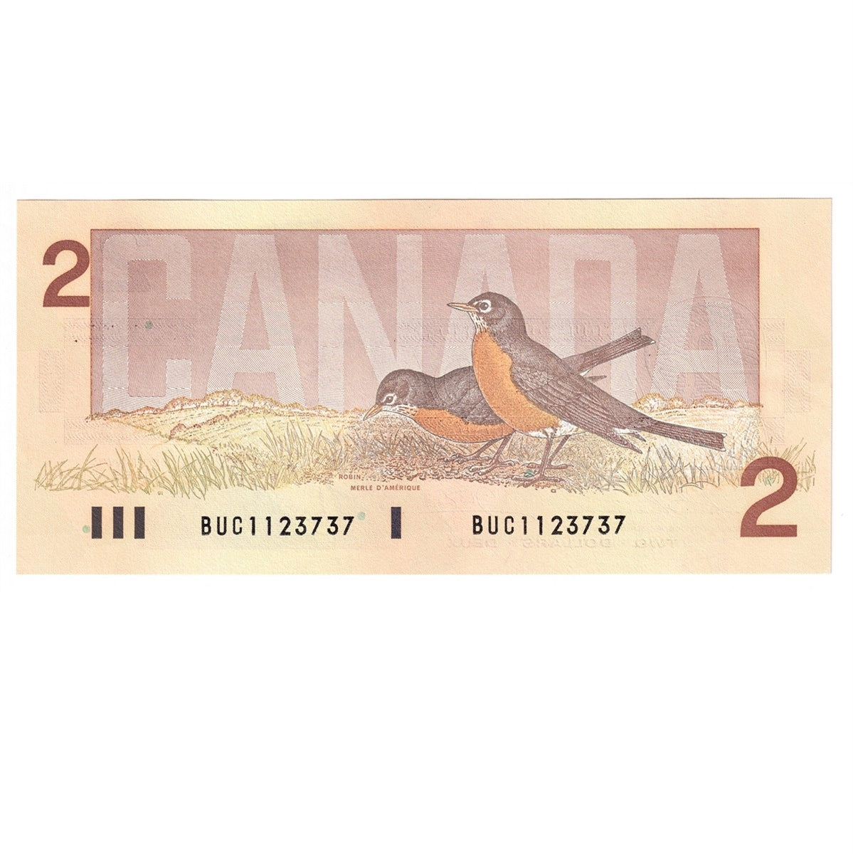 BC-55b 1986 Canada $2 Thiessen-Crow, BUC, Uncirculated (MS60)