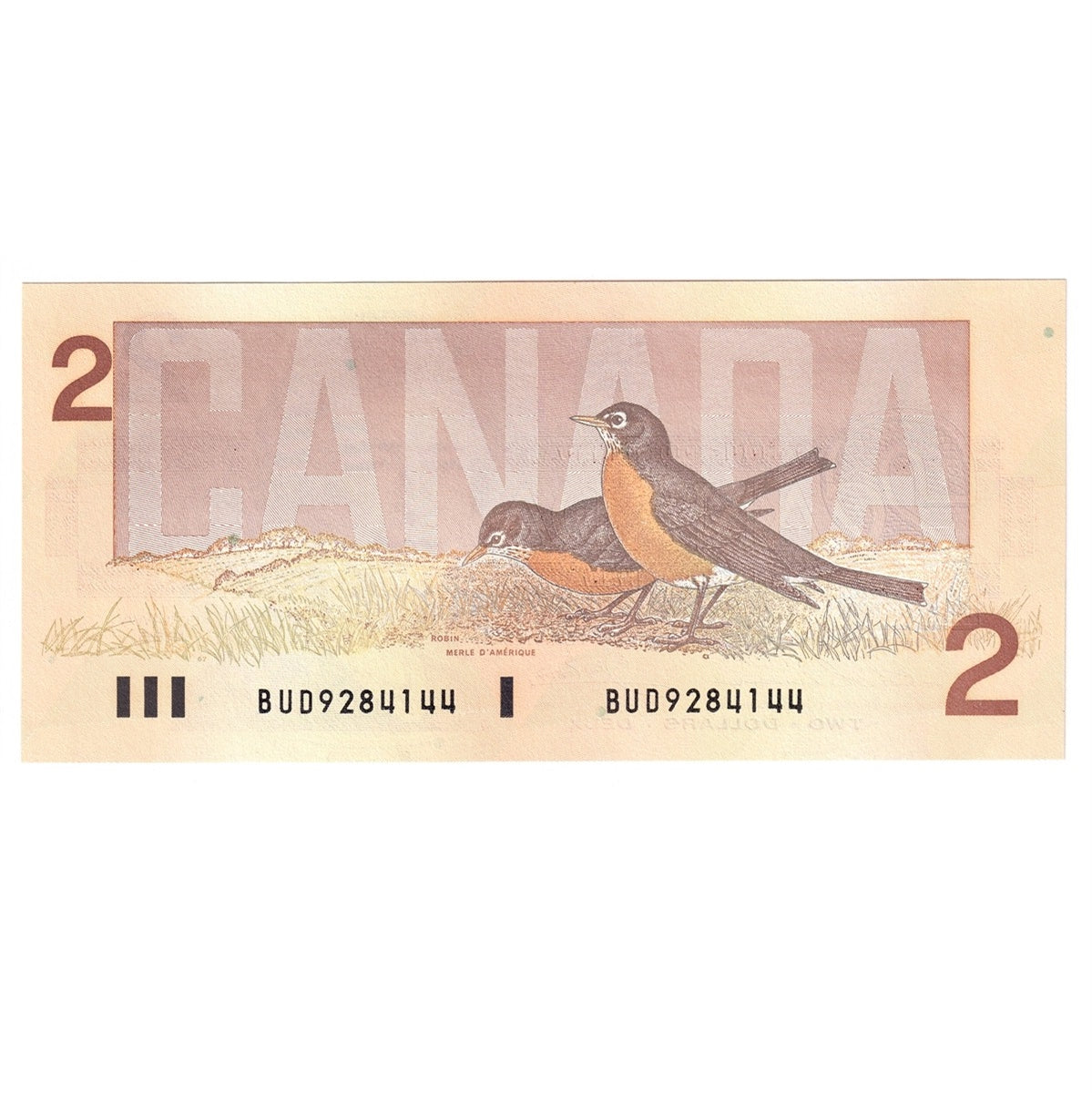 BC-55b 1986 Canada $2 Thiessen-Crow, BUD, Choice Uncirculated (CUNC63)