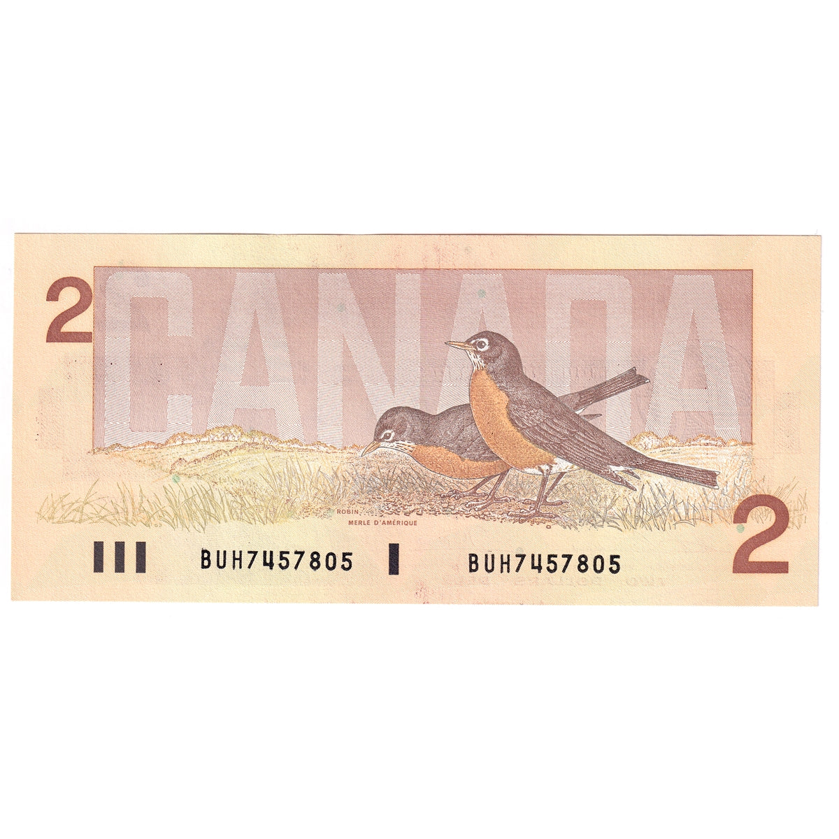 BC-55b 1986 Canada $2 Thiessen-Crow, BUH, Uncirculated (MS60)