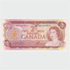 BC-47a-i 1974 Canada $2 Lawson-Bouey, ABC, Almost Uncirculated (AU50)