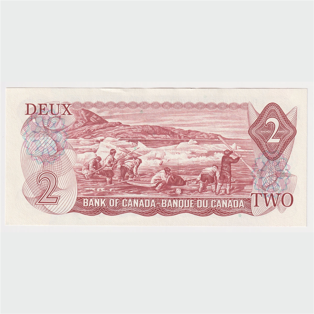 BC-47a-i 1974 Canada $2 Lawson-Bouey, ABC, Almost Uncirculated (AU50)