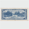 BC-39b 1954 Canada $5 Beattie-Rasminsky, A/S, Circ