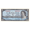 BC-39b 1954 Canada $5 Beattie-Rasminsky, X/S, Uncirculated (MS60)