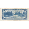 BC-39b 1954 Canada $5 Beattie-Rasminsky, Z/C, F-VF (F15)