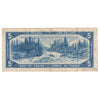 BC-39b 1954 Canada $5 Beattie-Rasminsky, G/S, F-VF (F15)