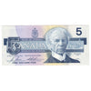 BC-56c 1986 Canada $5 Bonin-Thiessen, GNZ, EF-AU (EF45)