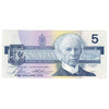 BC-56c 1986 Canada $5 Bonin-Thiessen, GOC, CUNC