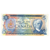 BC-48a 1972 Canada $5 Bouey-Rasminsky, CG, Extra Fine (EF40)