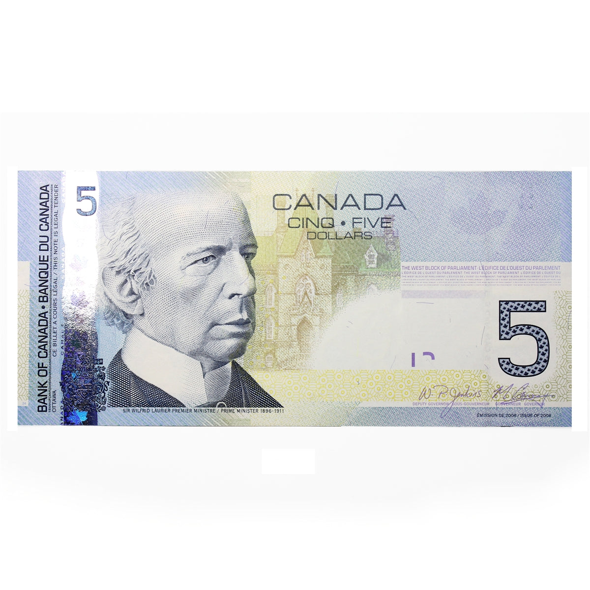 BC-67BA-i 2010 Canada $5 Jenkins-Carney, HPY (9.72-9.99), Uncirculated (MS60)