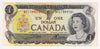 BC-46b 1973 Canada $1 Crow-Bouey, BFL, Extra Fine (EF40)