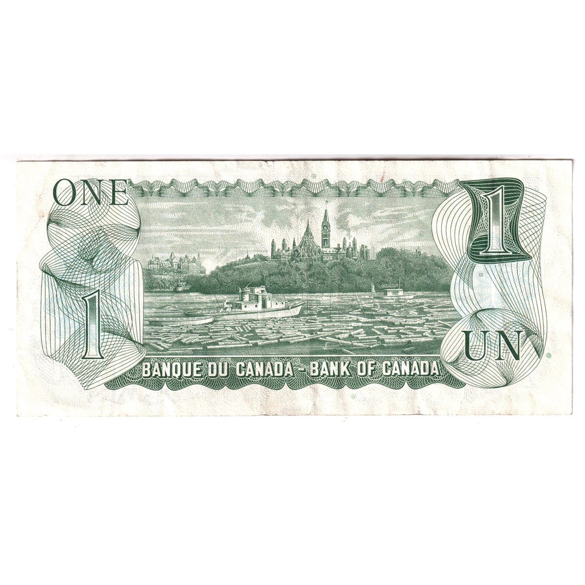 BC-46a-i 1973 Canada $1 Lawson-Bouey, AFF, Lithographed, CIRC