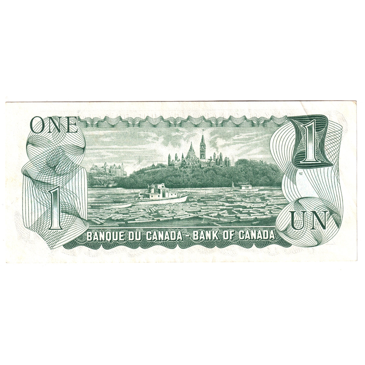 BC-46a-i 1973 Canada $1 Lawson-Bouey, EAN, CIRC