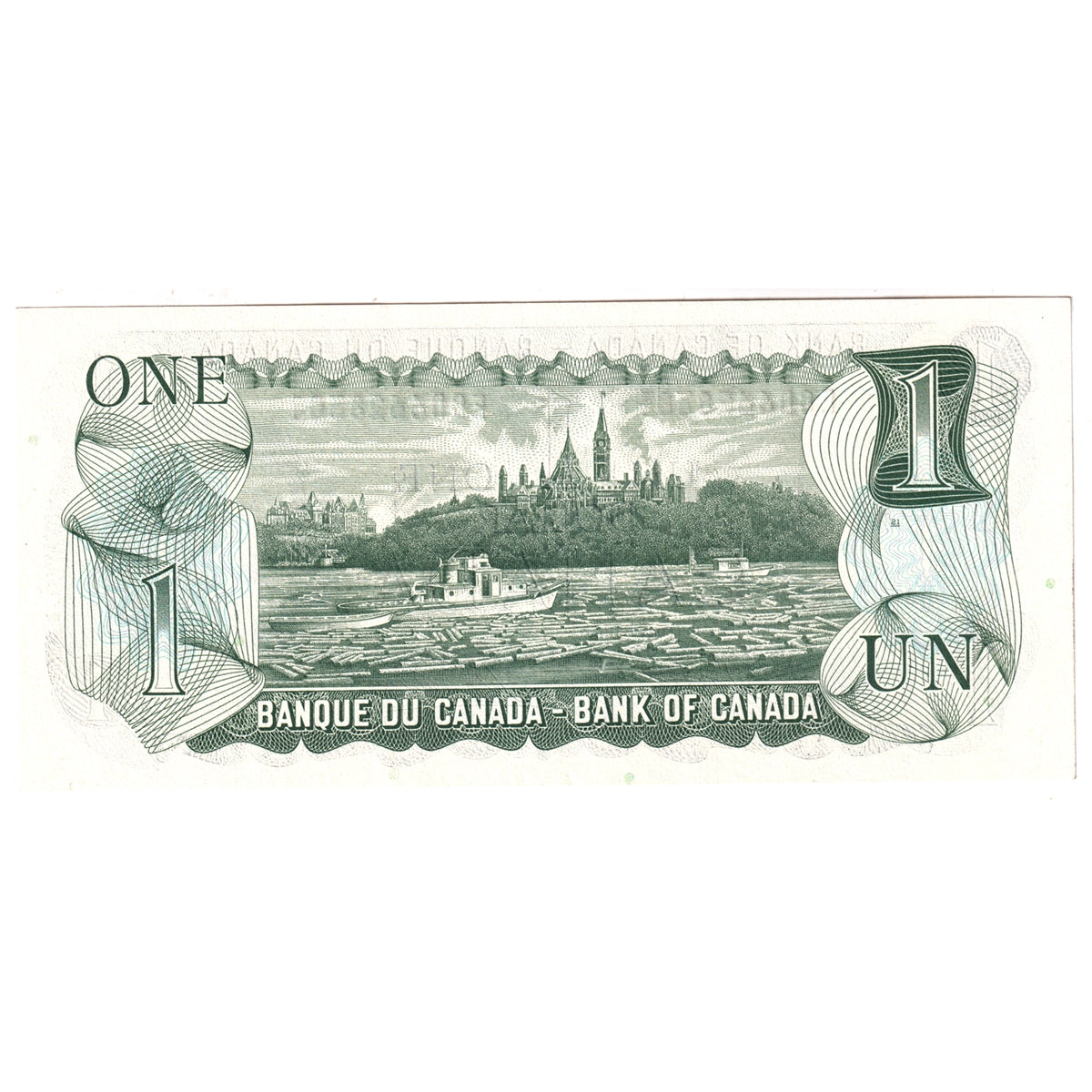 BC-46b 1973 Canada $1 Crow-Bouey, ECD, Choice Uncirculated (CUNC63)