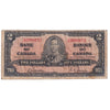 BC-22b 1937 Canada $2 Gordon-Towers, H/B, VG-F (VG10)