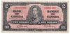 BC-22b 1937 Canada $2 Gordon-Towers, K/B, Fine (F12)