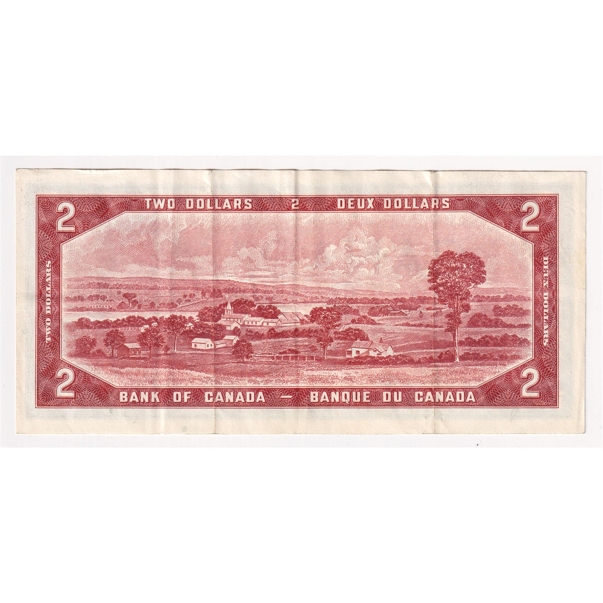 BC-38a 1954 Canada $2 Beattie-Coyne, O/B, VF-EF (VF30)