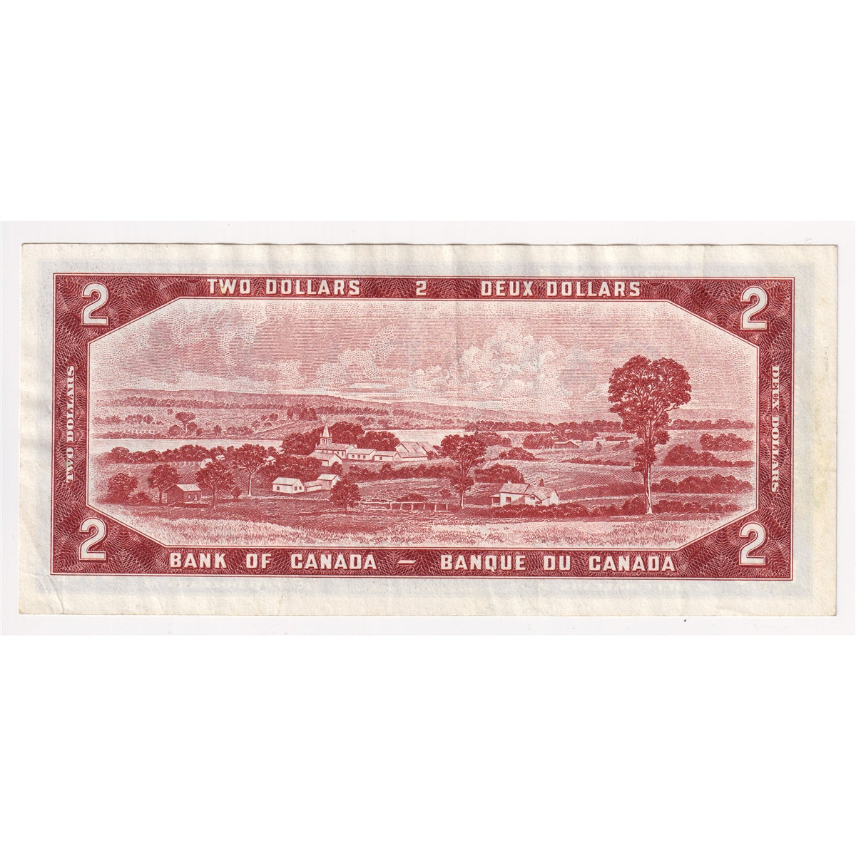BC-38a 1954 Canada $2 Beattie-Coyne, T/B, Very Fine (VF20)