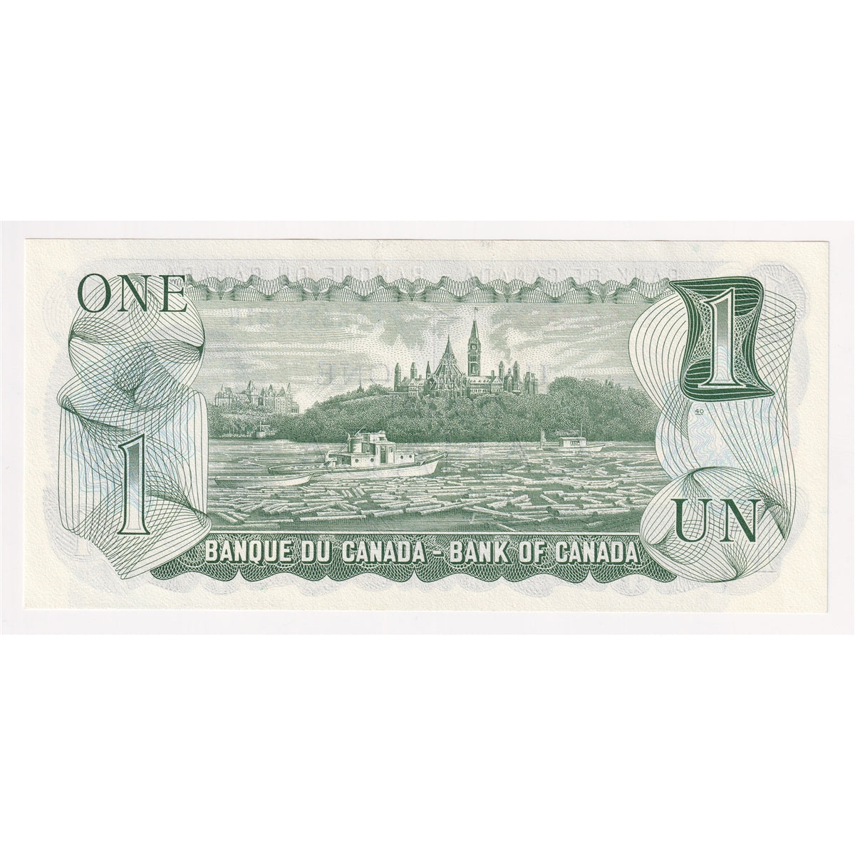 BC-46b 1973 Canada $1 Crow-Bouey, ECR, Uncirculated (MS60)