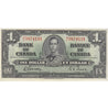 BC-21c 1937 Canada $1 Gordon-Towers, S/L, Extra Fine (EF40)