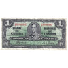 BC-21d 1937 Canada $1 Coyne-Towers, X/M, VF