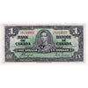 BC-21d 1937 Canada $1 Coyne-Towers, D/N, EF-AU (EF45)