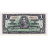 BC-21d 1937 Canada $1 Coyne-Towers, K/N, Extra Fine (EF40)