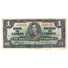BC-21d 1937 Canada $1 Coyne-Towers, L/N, Circ