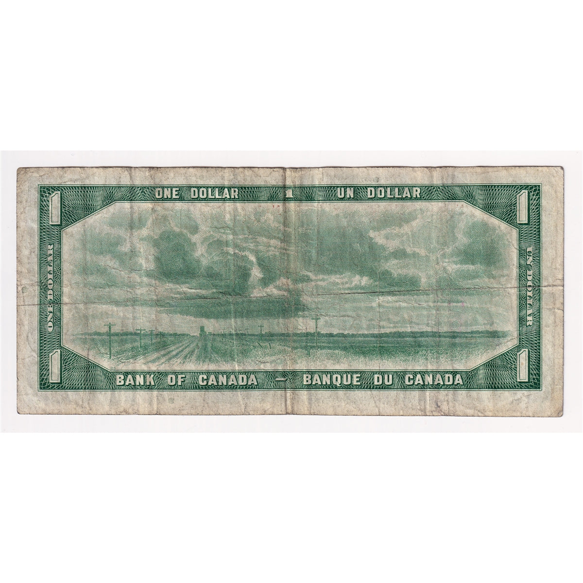BC-29b 1954 Canada $1 Beattie-Coyne, Devil's Face, N/A, VG-F (VG10)