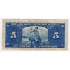 BC-23b 1937 Canada $5 Gordon-Towers, K/C, Very Good (VG8)