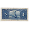 BC-23c 1937 Canada $5 Coyne-Towers, X/C, Very Fine (VF20)